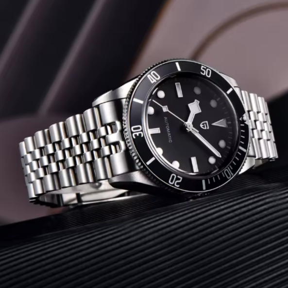 PAGANI DESIGN BB58 Jubilé Bracelet de Luxe Montre Automatique Hommes NH35 Affaires Mécanique Étanche 100M